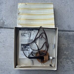 Vintage Tap-A-Matic Craft Set – Automatic Metal Tapping Tool – Untested with Box